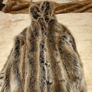 Spirithoods Grey Wolf Faux Fur Coat